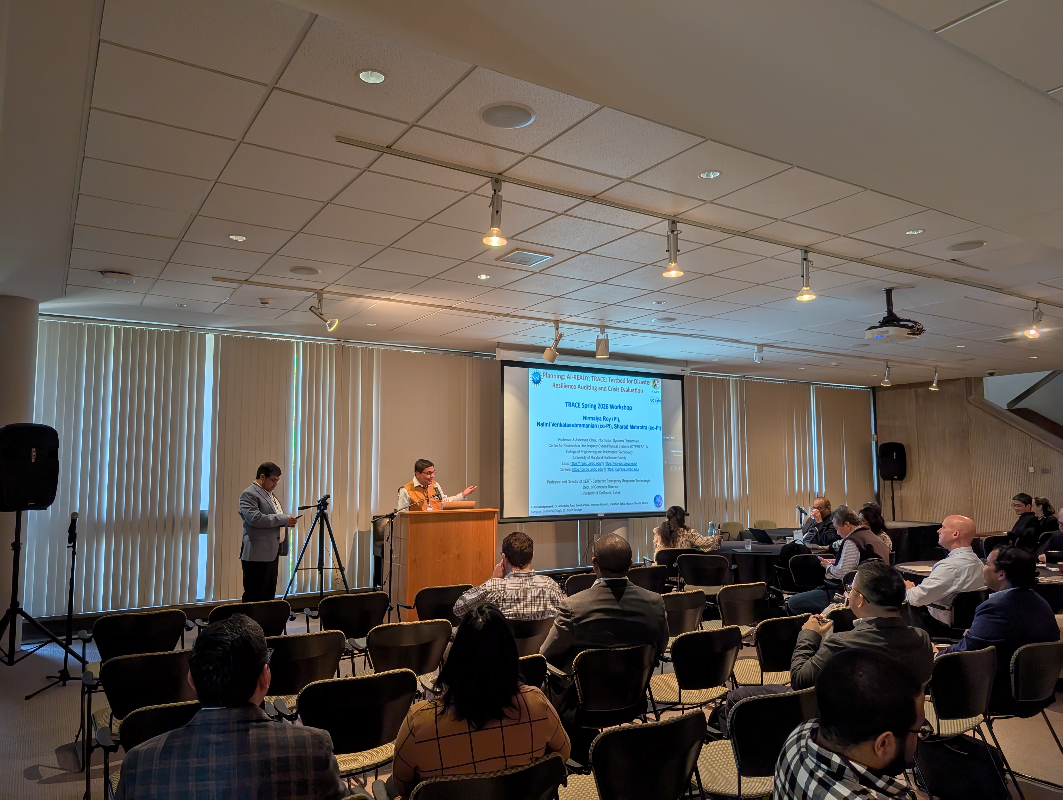 NSF TRACE Testbed Workshop group and demo setup